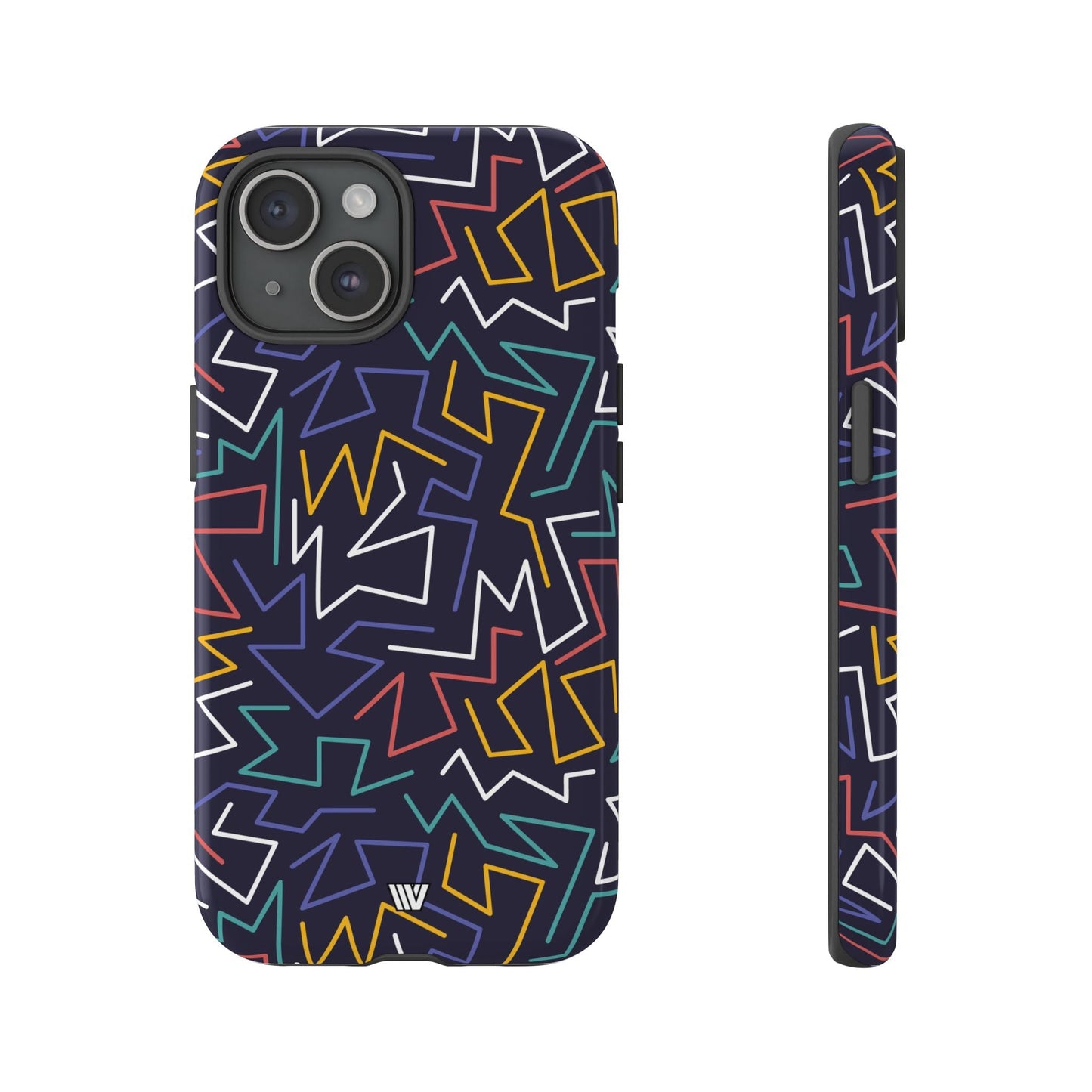 Zigzag Night | Tough Phone Case, view 2048 — Soul Flow Apparel