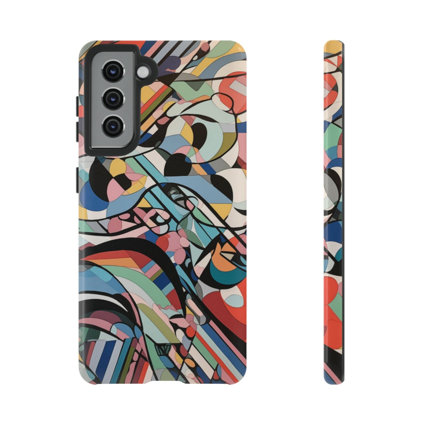 Abstract Mural | Tough Phone Case, view 2048 — Soul Flow Apparel