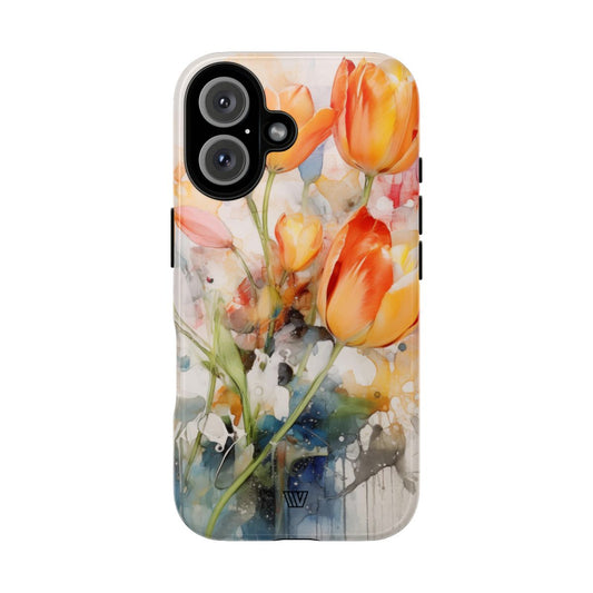 Watercolor Tulips | Tough Phone Case — Soul Flow Apparel