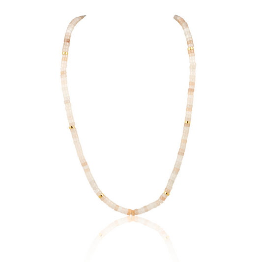 Isla Beaded Necklace Pink — Soul Flow Apparel