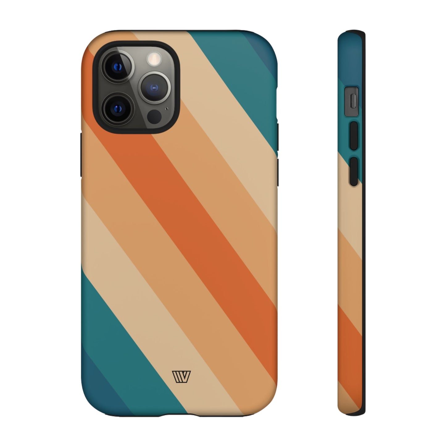 70s Retro Stripe | Tough Phone Case, view 2048 — Soul Flow Apparel
