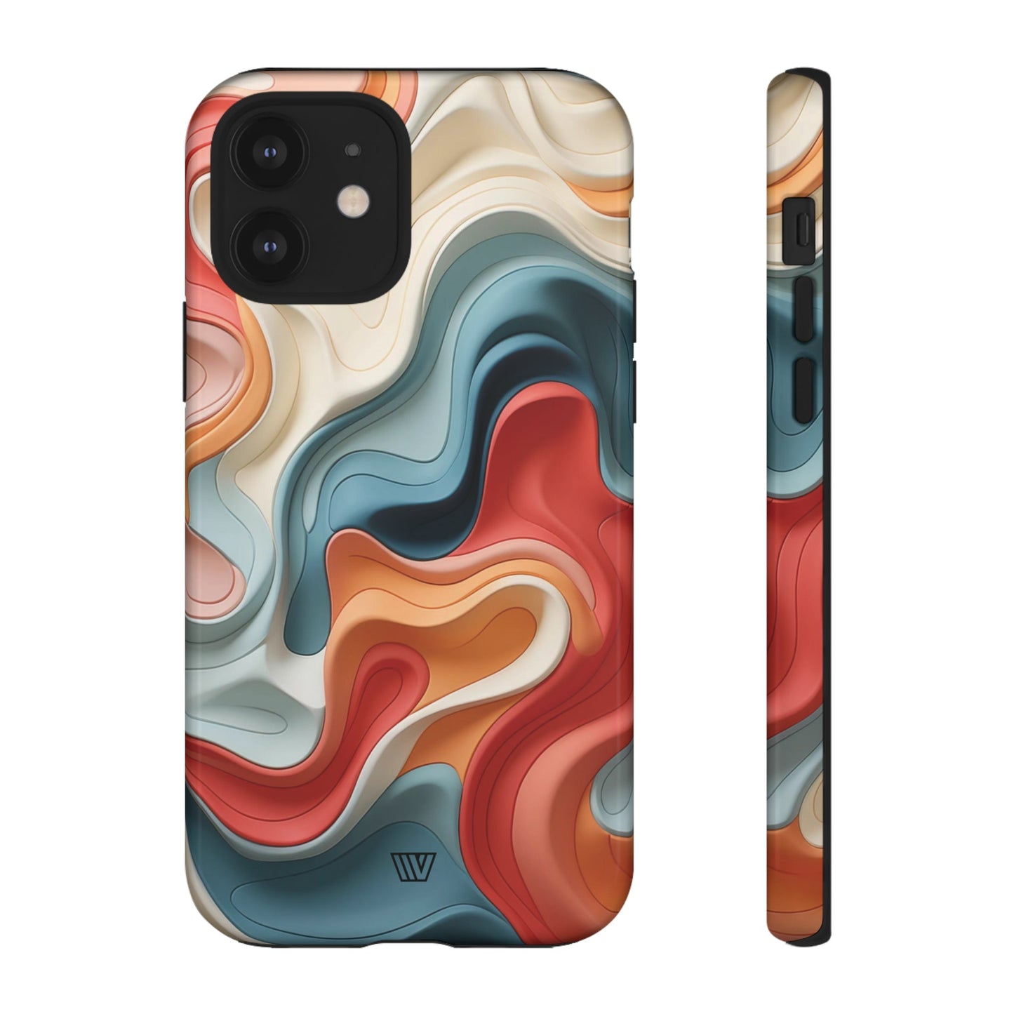 3d Colorful Clay | Tough Phone Case, view 2048 — Soul Flow Apparel