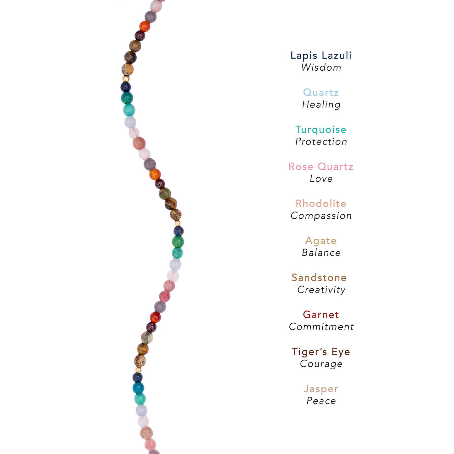 Master Healer 4mm Healing Bracelet in masterhealer — Soul Flow Apparel
