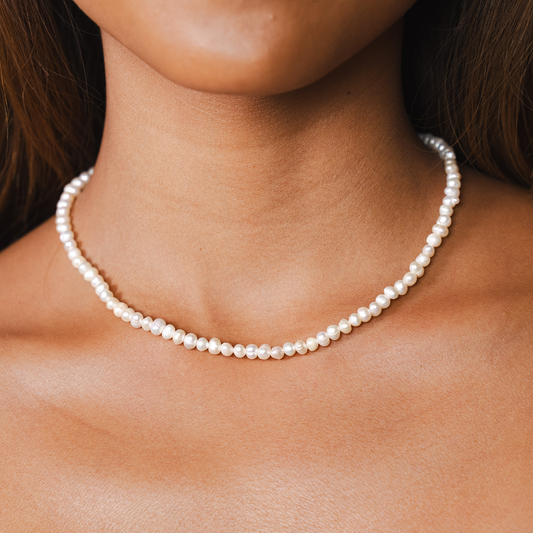 Self Love 4mm Healing Necklace, view 5 — Soul Flow Apparel