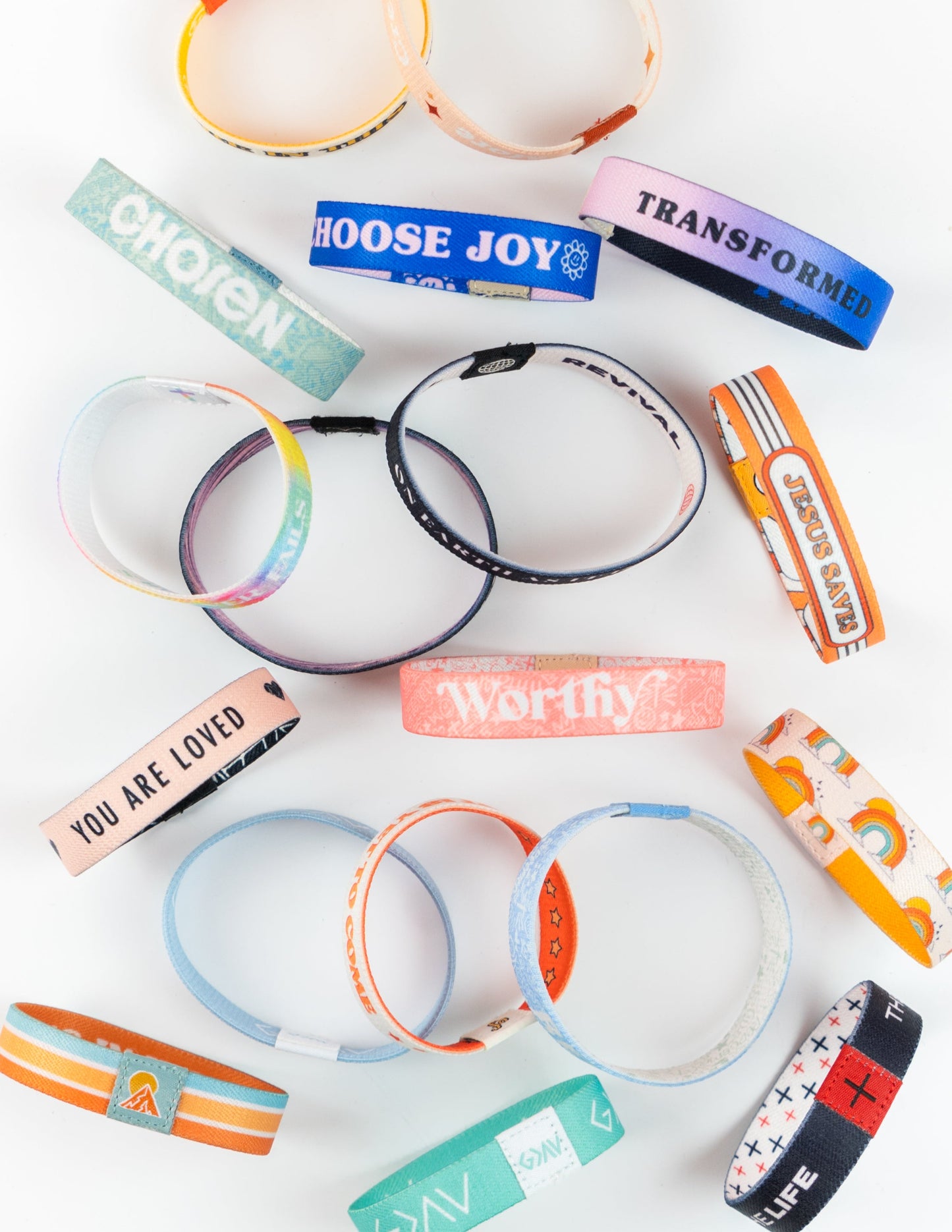 Mystery Wristband 10-Pack – Christian Wristband