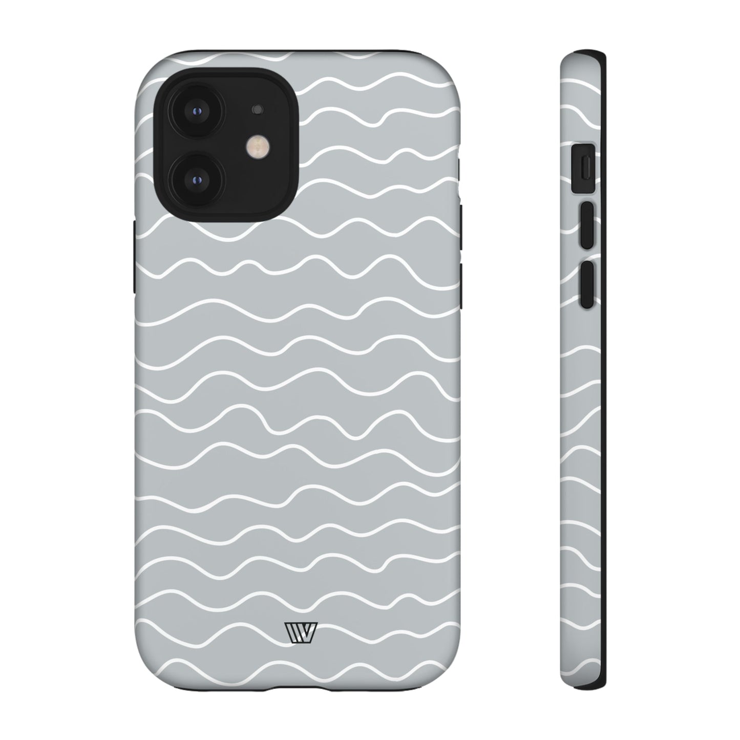 Gray Waves | Tough Phone Case, view 2048 — Soul Flow Apparel