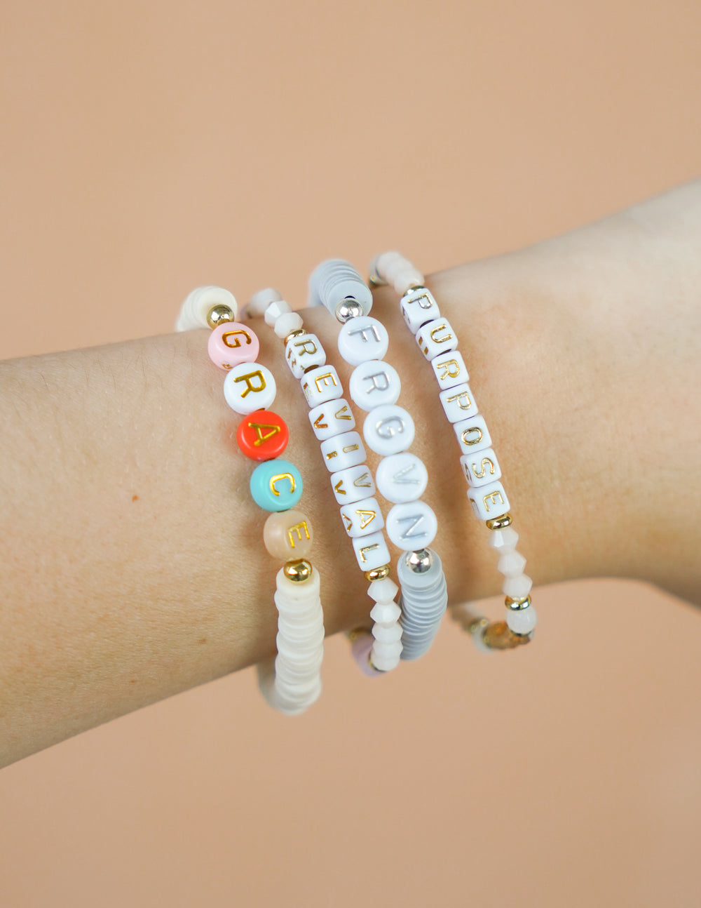 Revival Letter Bracelet – Christian Letter Bracelet