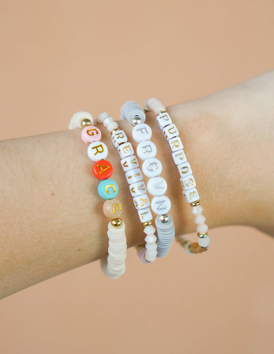 Revival Letter Bracelet – Christian Letter Bracelet