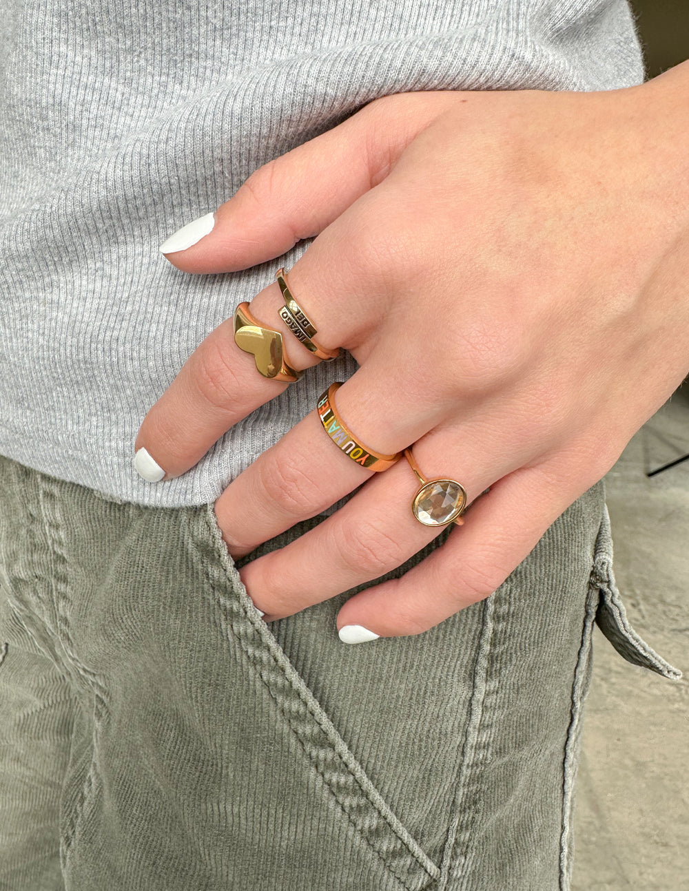 Gold You Matter Ring – Christian Ring