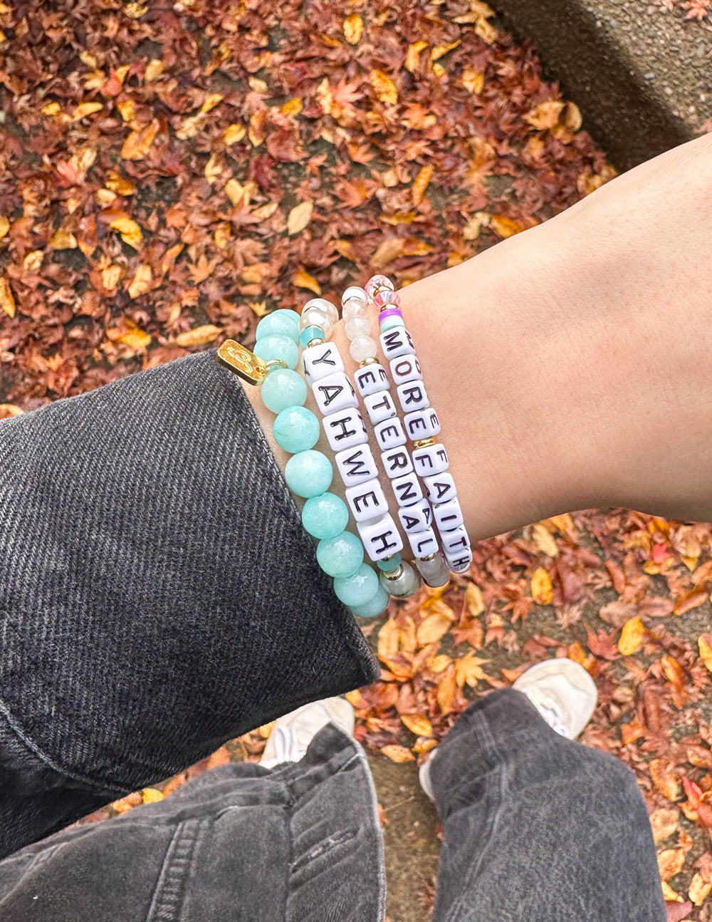 Eternal Letter Bracelet – Christian Letter Bracelet