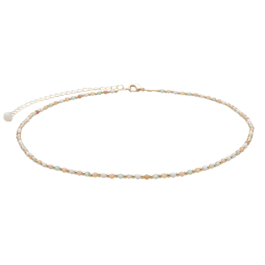 Good Fortune + Growth 2mm Necklace + Layered Bracelet Set, view 1 — Soul Flow Apparel