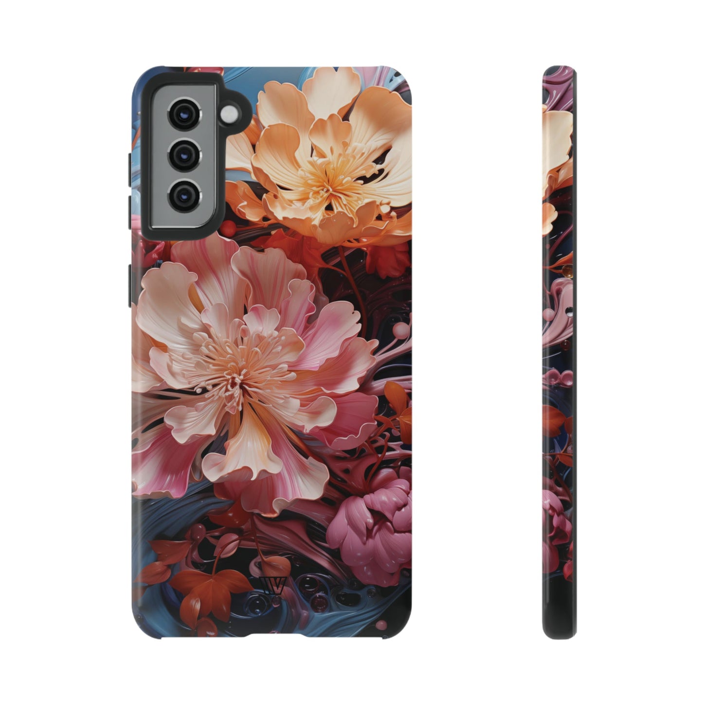 Paint Swirl Flowers | Tough Phone Case, view 2048 — Soul Flow Apparel