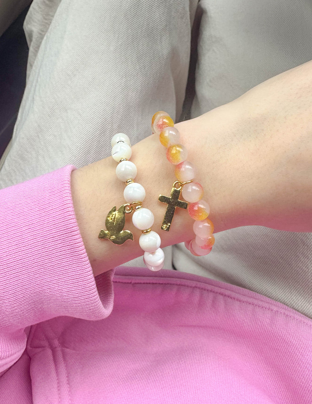 Dove Charm Bracelet – Christian Stone Bracelet