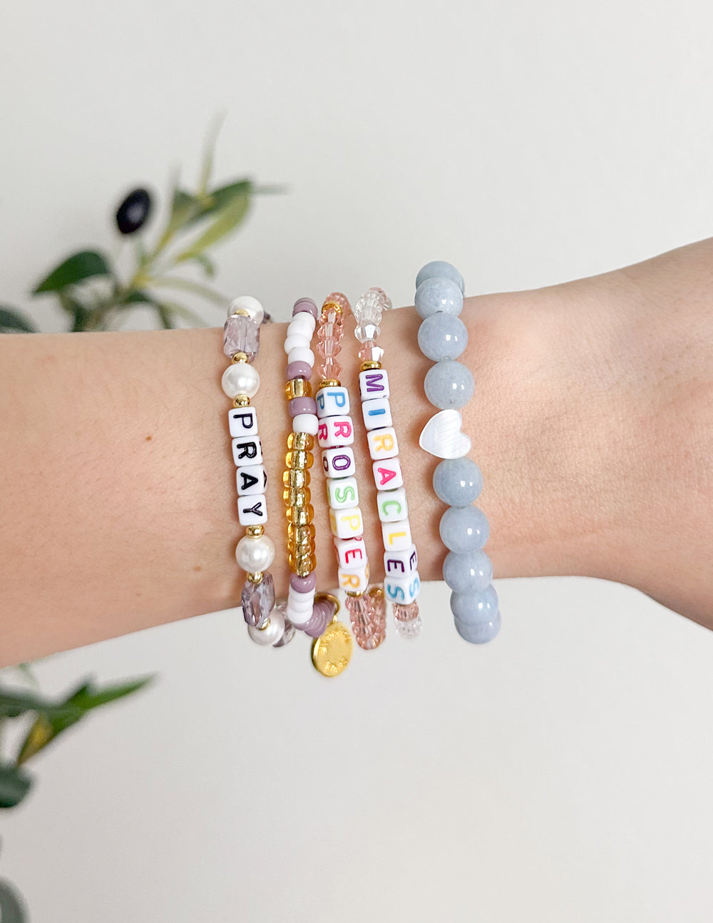 Miracles Letter Bracelet – Christian Letter Bracelet