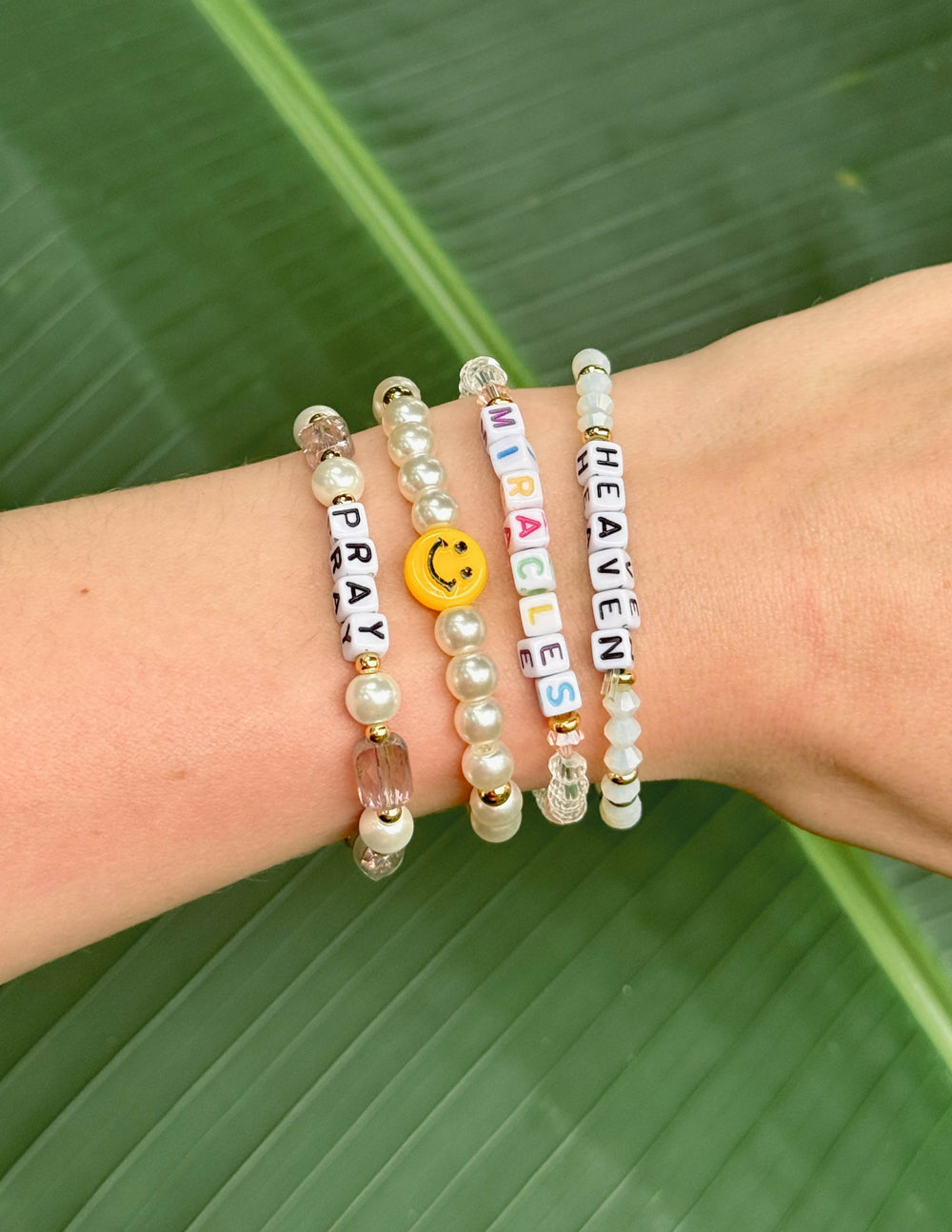 Miracles Letter Bracelet – Christian Letter Bracelet