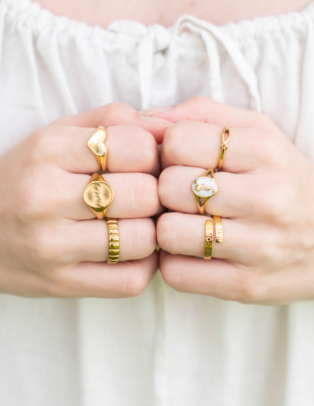 Highs and Lows Signet Ring – Christian Ring