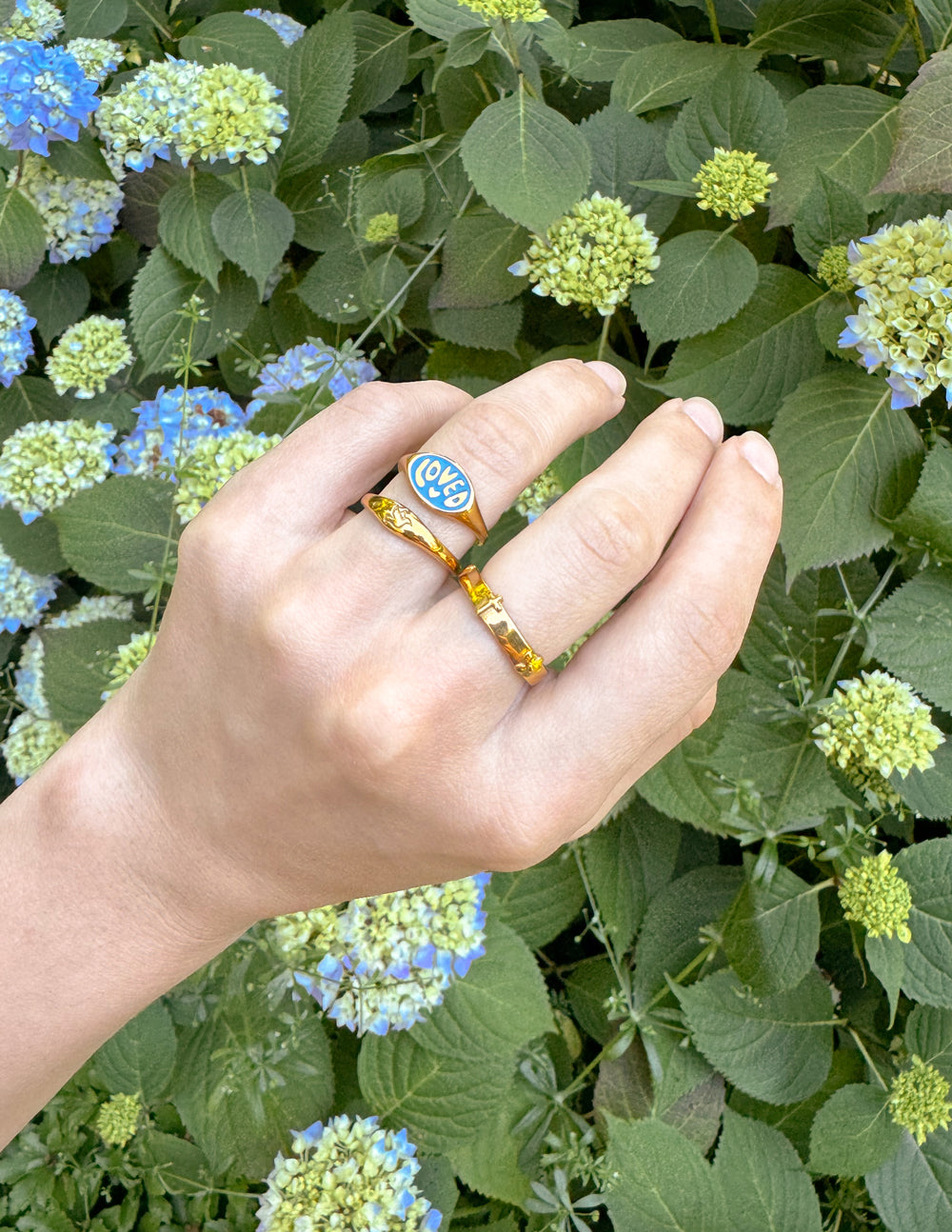 Loved Oval Signet Ring – Christian Ring