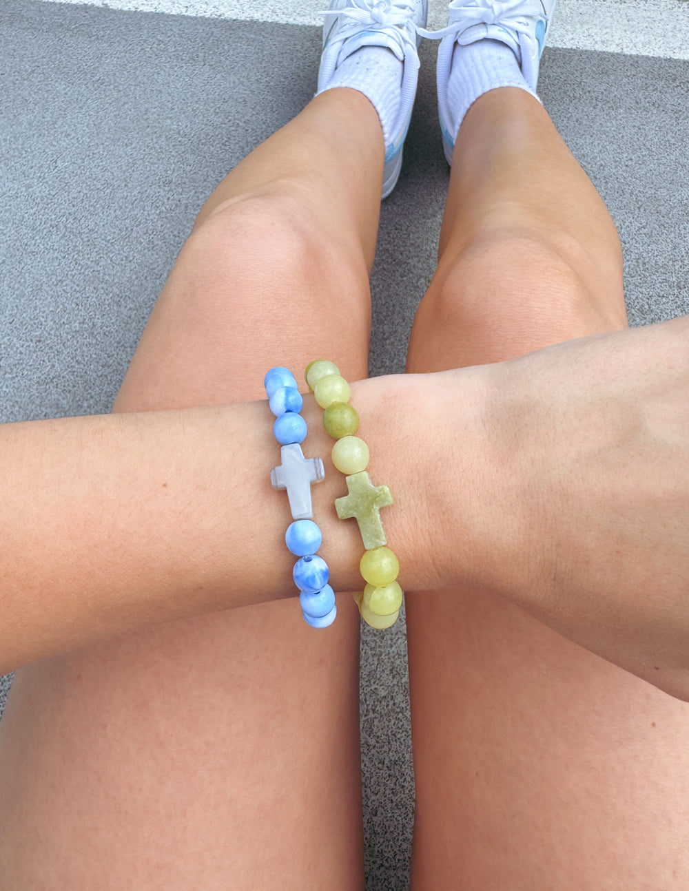 Restoration Cross – Christian Stone Bracelet