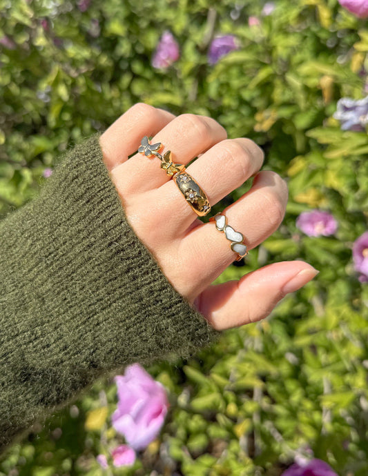Floral Dome Ring – Christian Ring