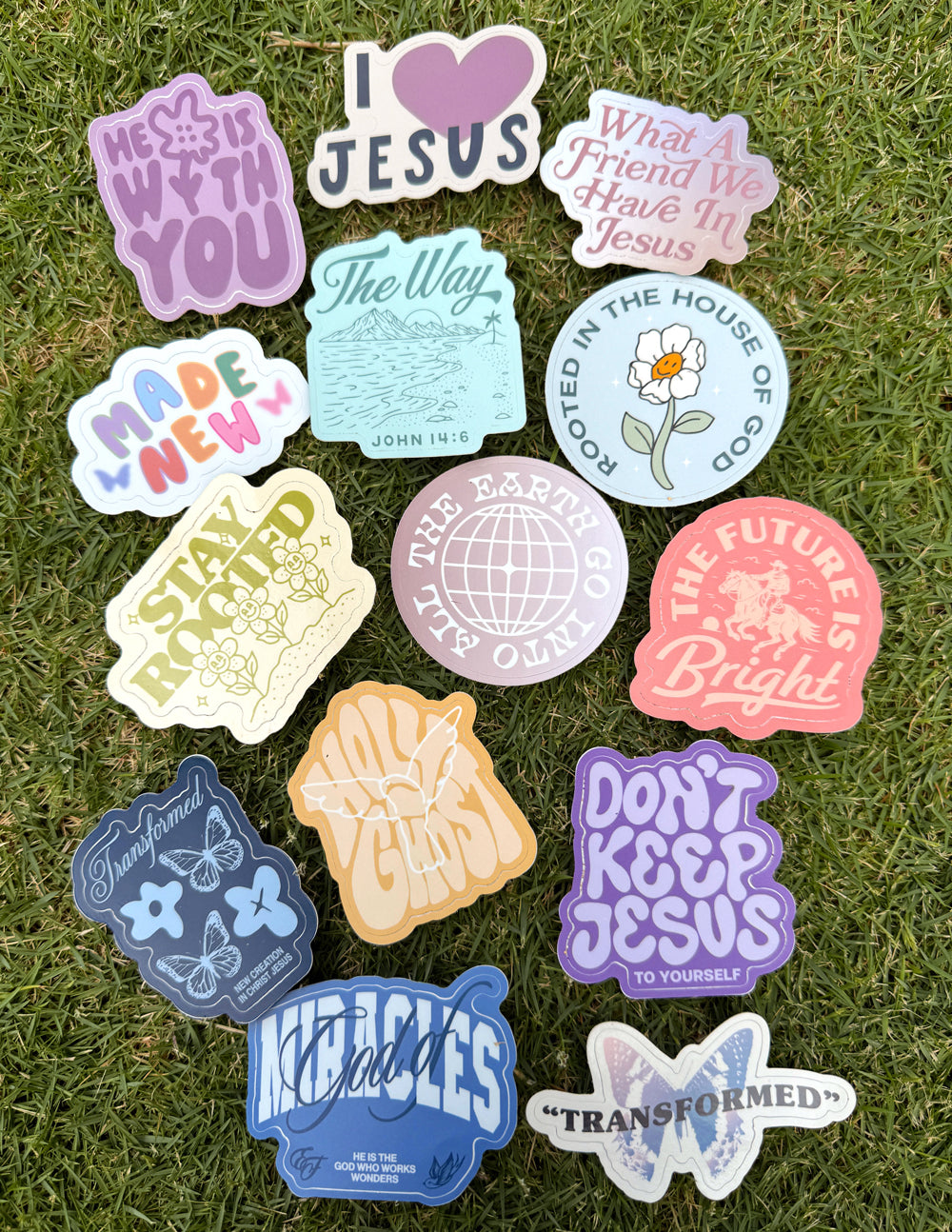 10 Random Stickers – Christian Sticker