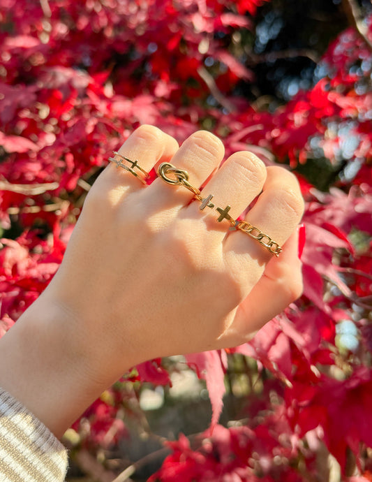 Gold Knot Ring – Christian Ring