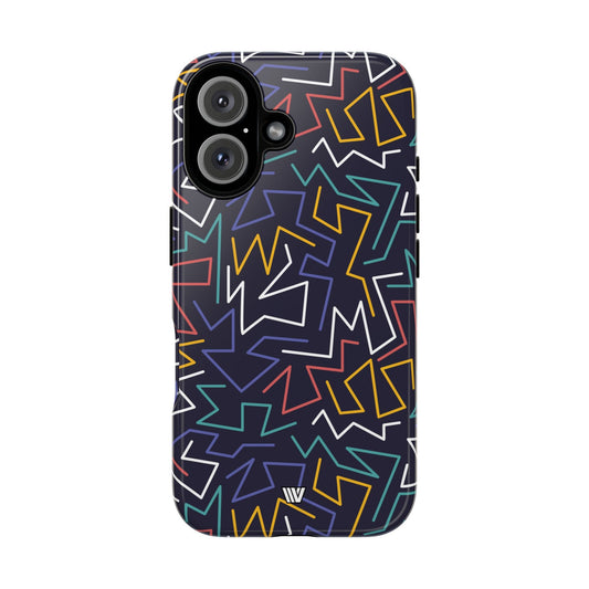Zigzag Night | Tough Phone Case, view 2048 — Soul Flow Apparel