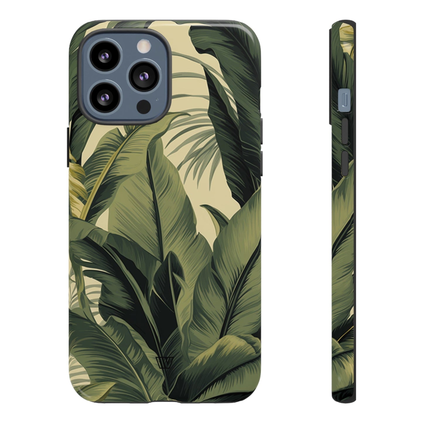 Tropical Leaves | Tough Phone Case, view 2048 — Soul Flow Apparel