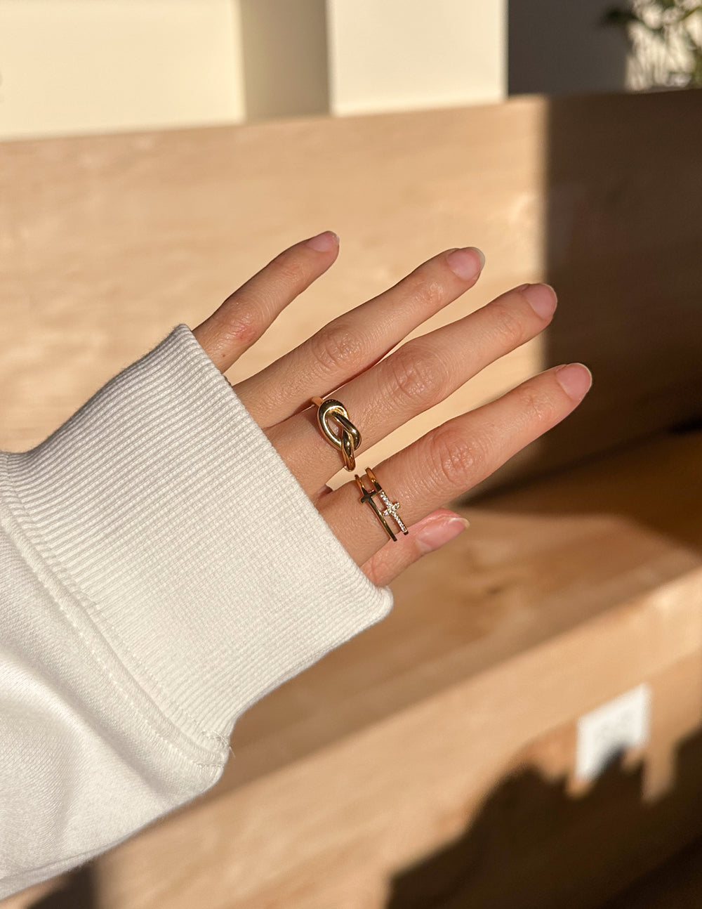 Gold Knot Ring – Christian Ring