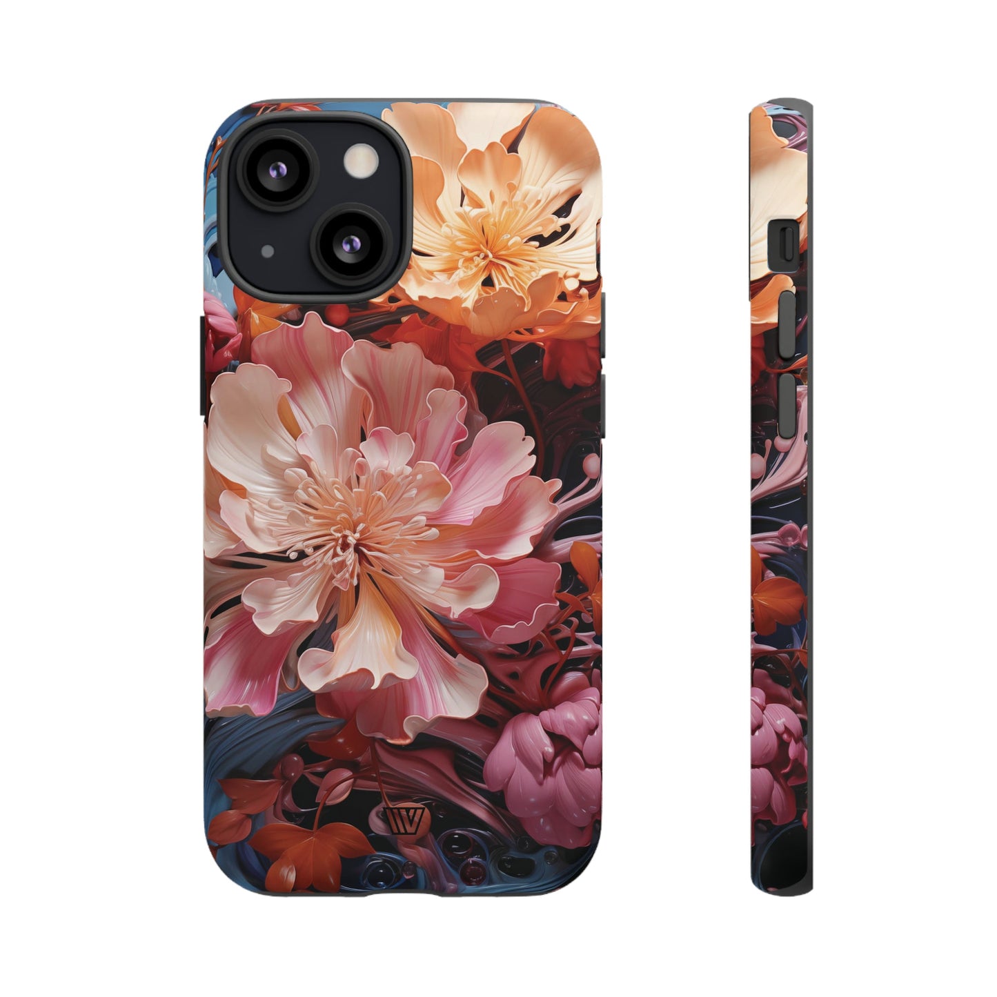 Paint Swirl Flowers | Tough Phone Case, view 2048 — Soul Flow Apparel