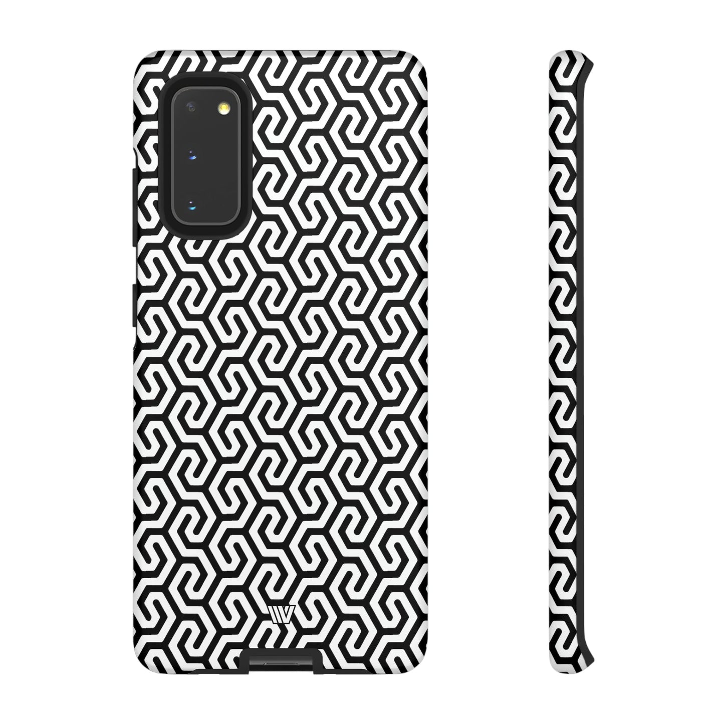 Twisted Grid | Tough Phone Case, view 2048 — Soul Flow Apparel