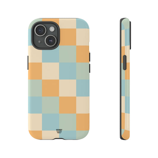 Daisy Checkerboard | Tough Phone Case, view 2048 — Soul Flow Apparel