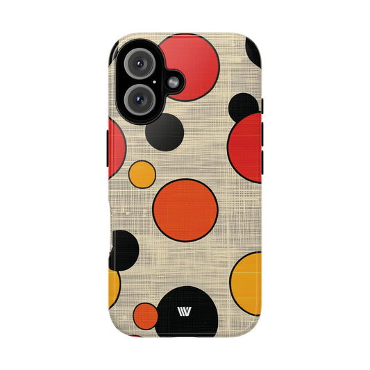 Mid-Century Dots | Tough Phone Case, view 2048 — Soul Flow Apparel