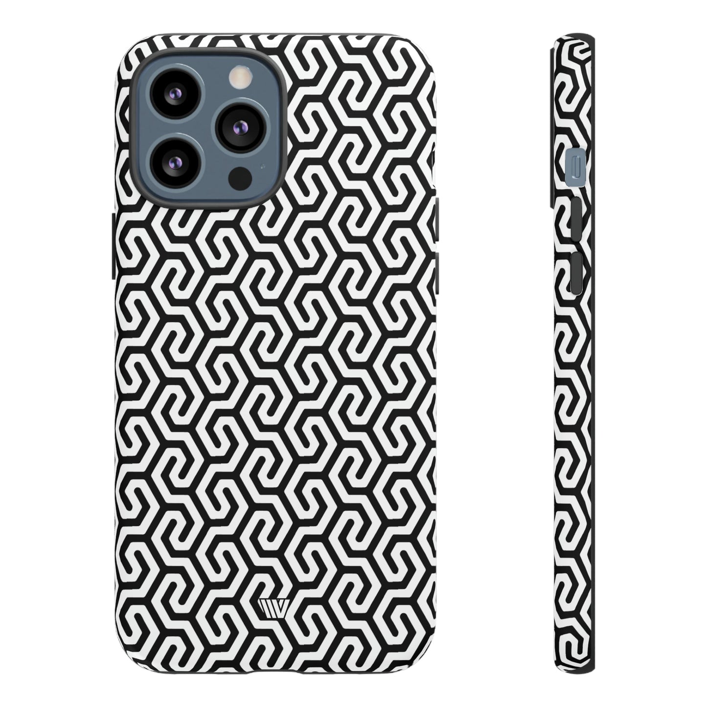 Twisted Grid | Tough Phone Case, view 2048 — Soul Flow Apparel