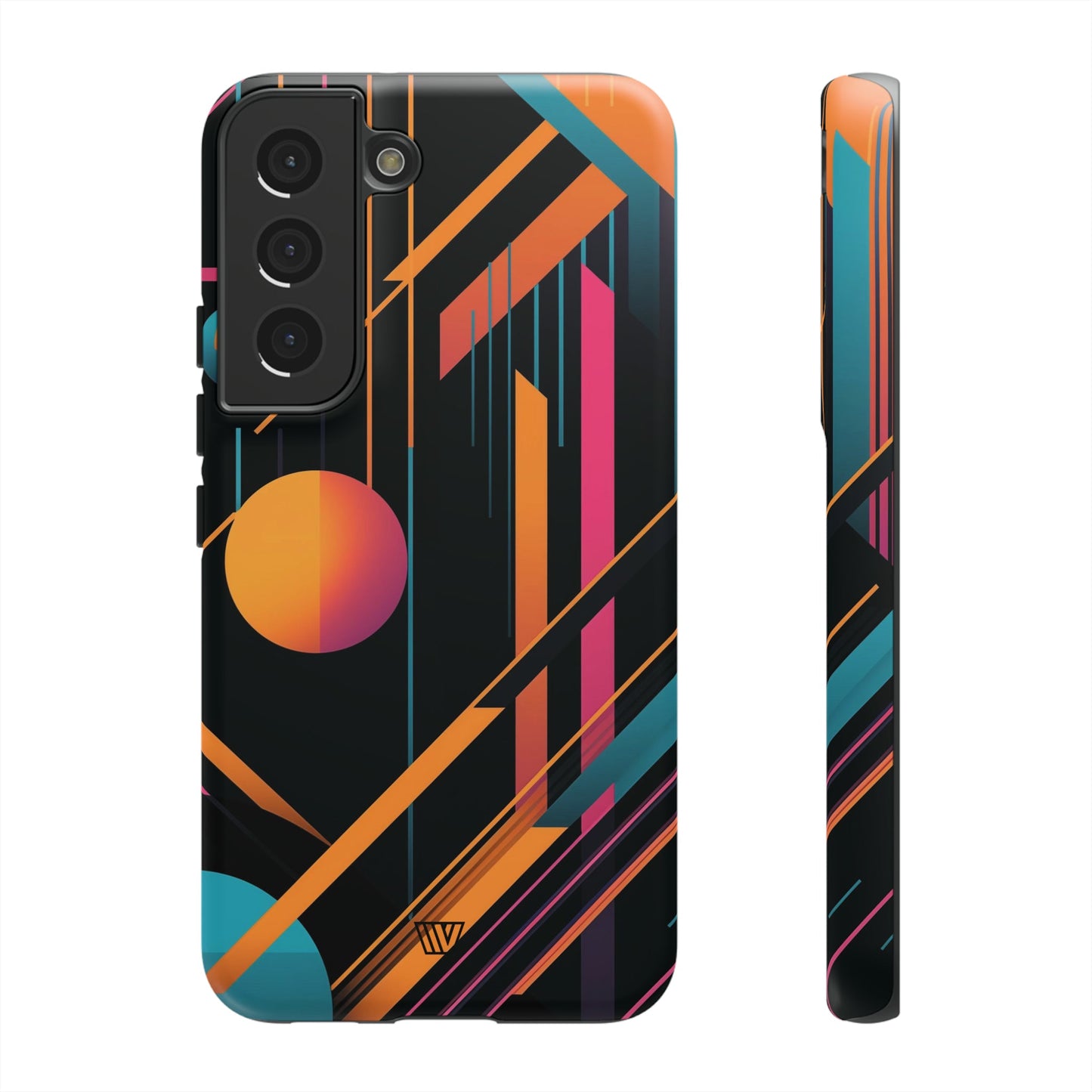 Bold Retro Lines | Tough Phone Case, view 2048 — Soul Flow Apparel