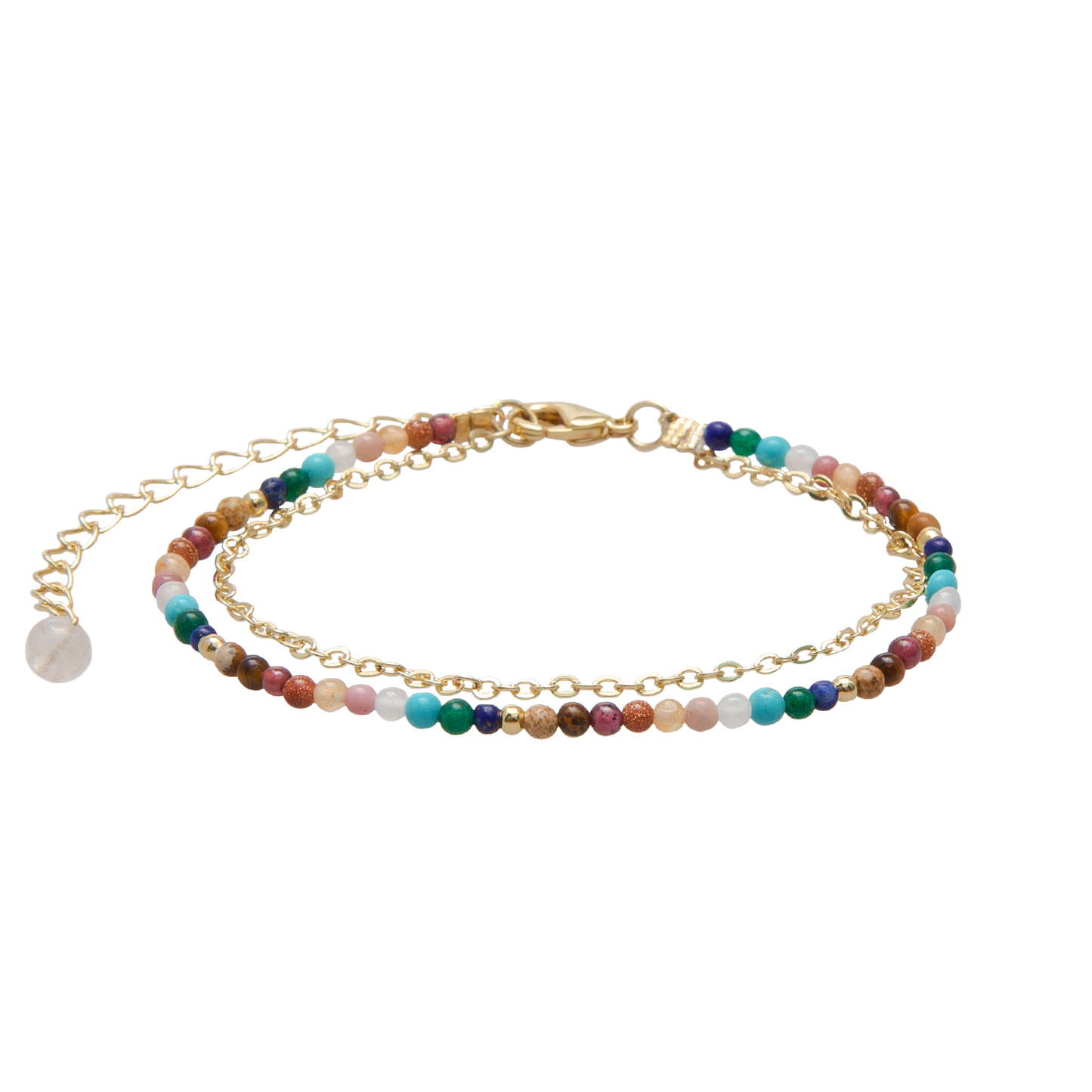 Master Healer 2mm Layered Healing Bracelet, view 1 — Soul Flow Apparel