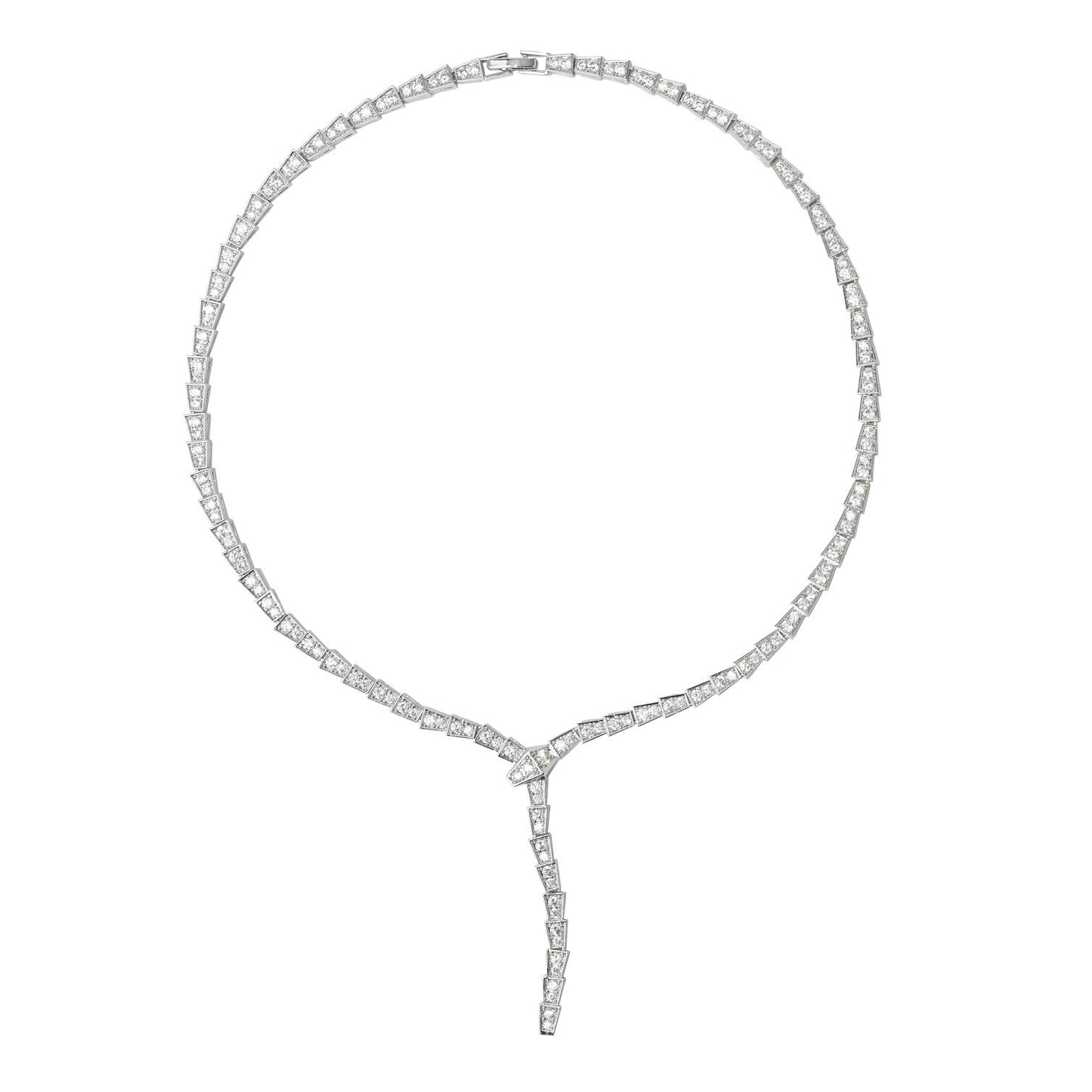 Trina Snake Lariat, view 1 — Soul Flow Apparel