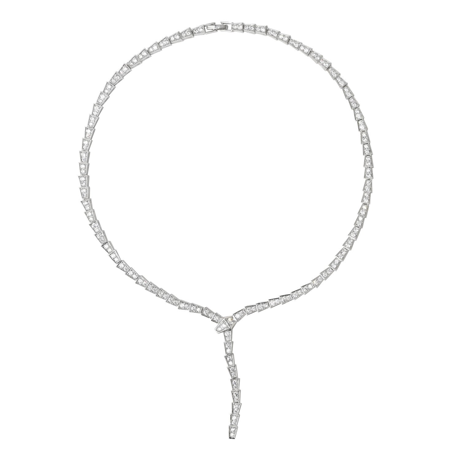 Trina Snake Lariat, view 1 — Soul Flow Apparel