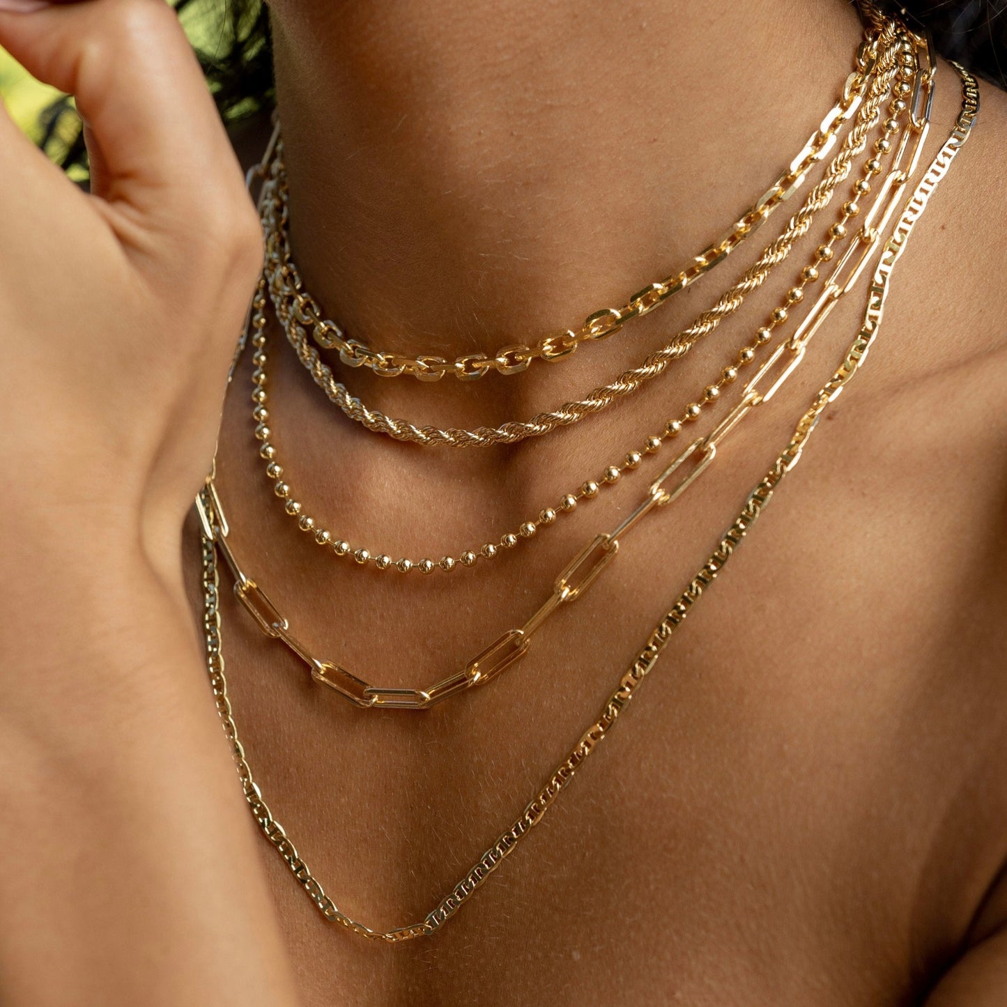 Carrie Paper Clip Necklace — Soul Flow Apparel