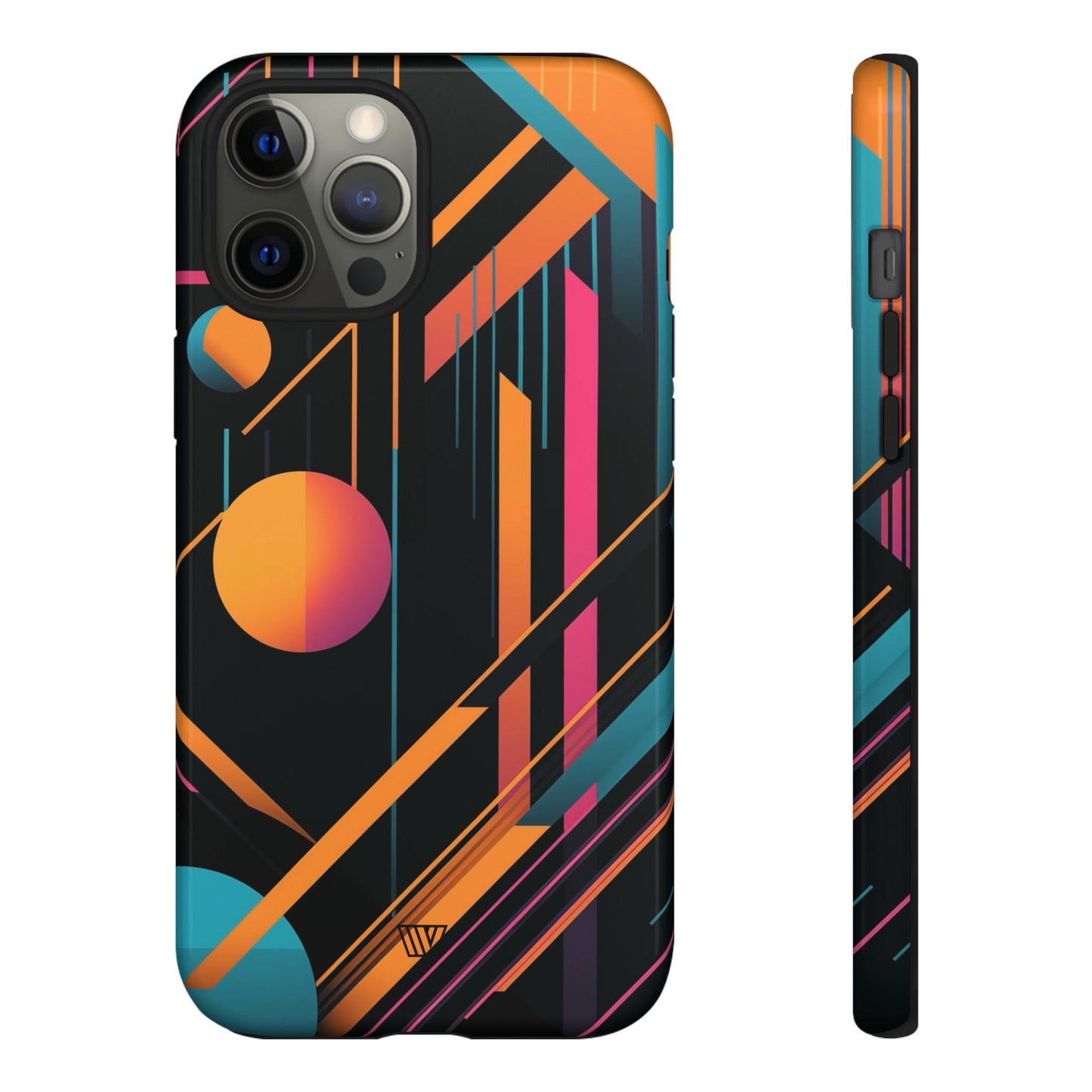 Bold Retro Lines | Tough Phone Case, view 2048 — Soul Flow Apparel