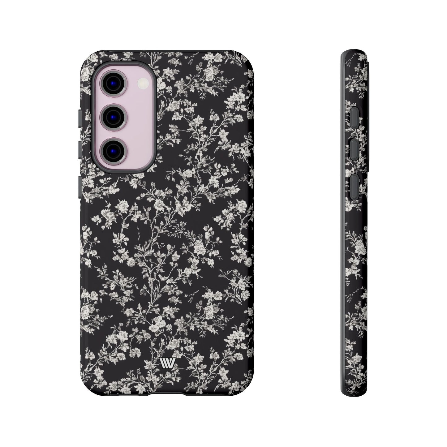 Inked Petals | Tough Phone Case, view 2048 — Soul Flow Apparel
