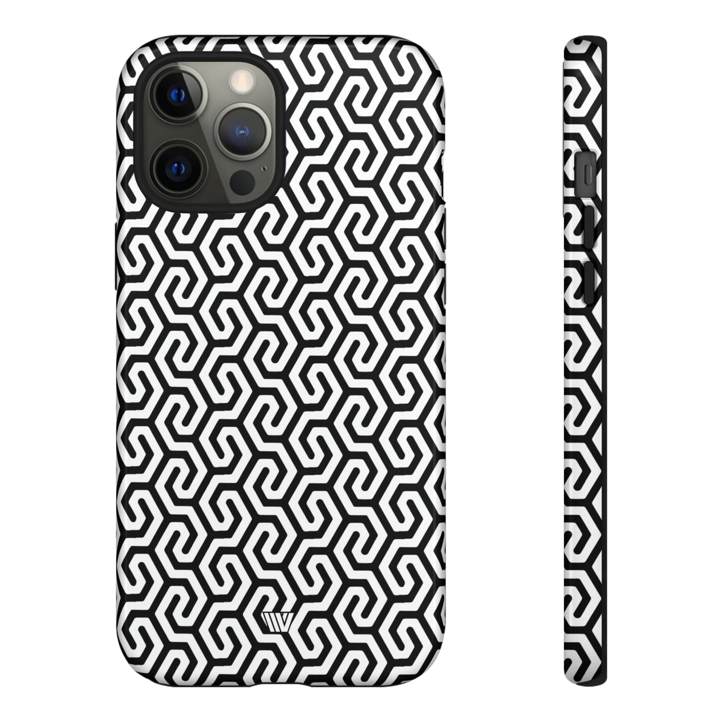 Twisted Grid | Tough Phone Case, view 2048 — Soul Flow Apparel