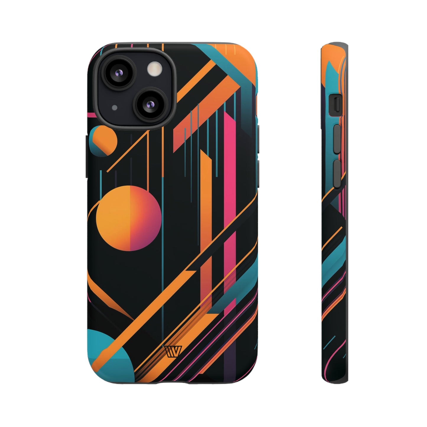Bold Retro Lines | Tough Phone Case, view 2048 — Soul Flow Apparel