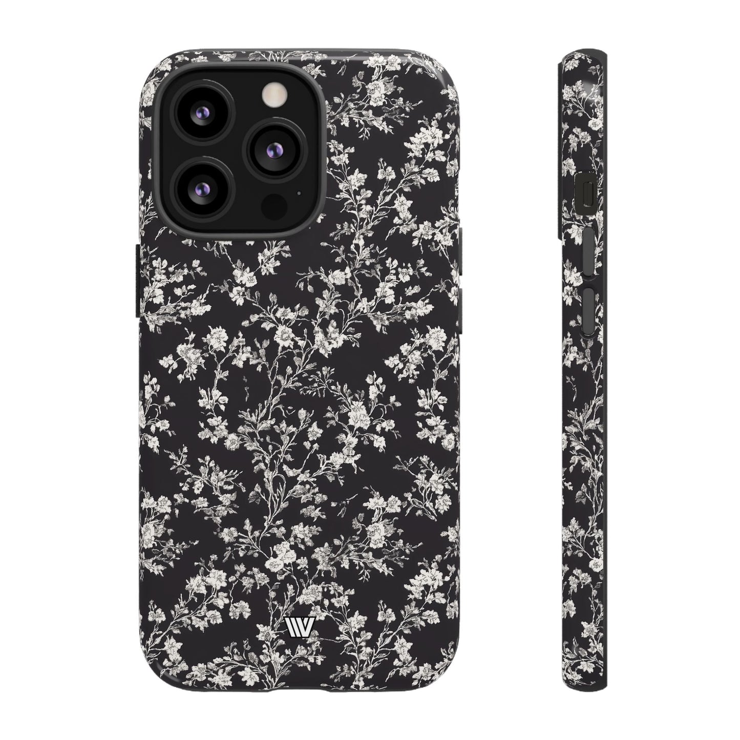 Inked Petals | Tough Phone Case, view 2048 — Soul Flow Apparel