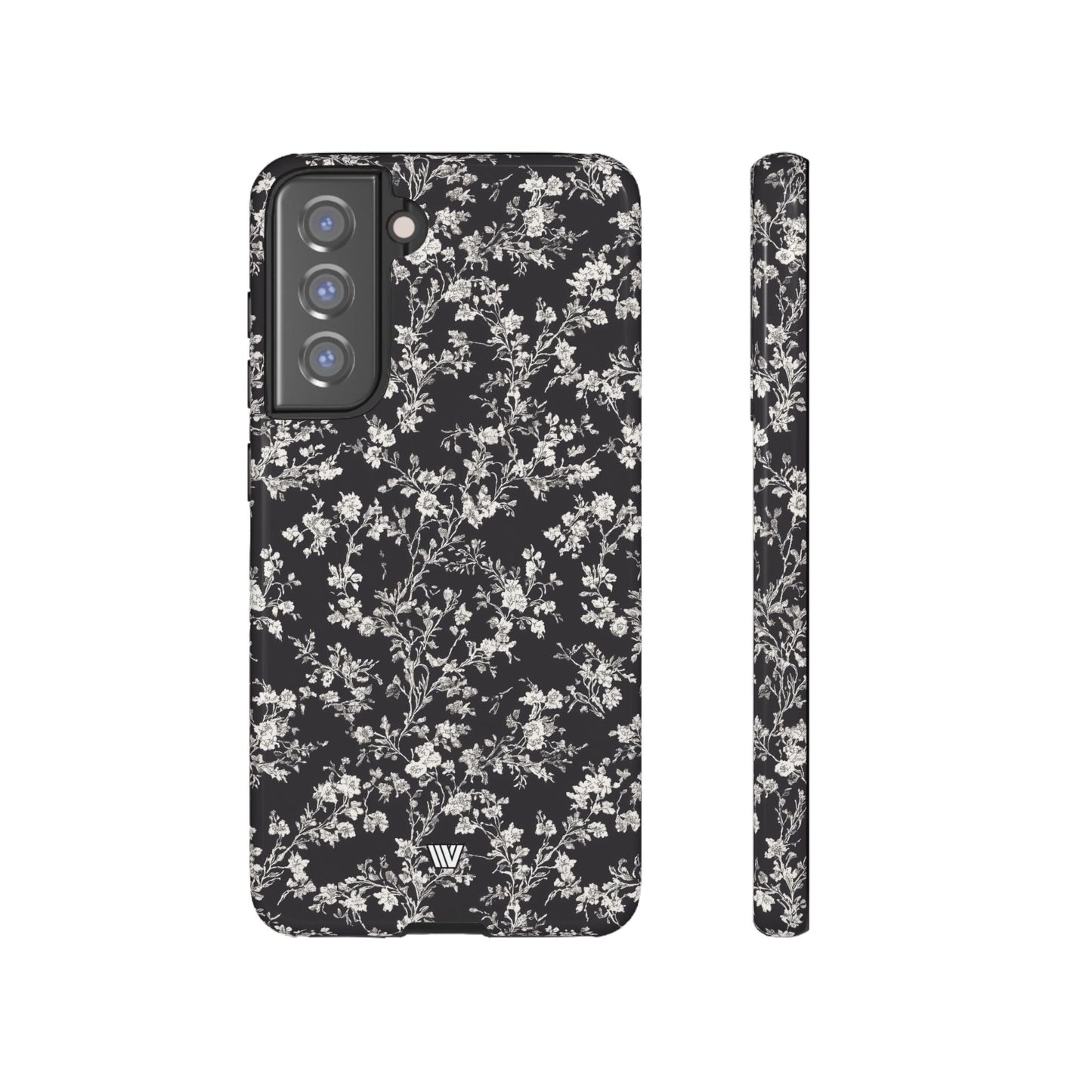Inked Petals | Tough Phone Case, view 2048 — Soul Flow Apparel