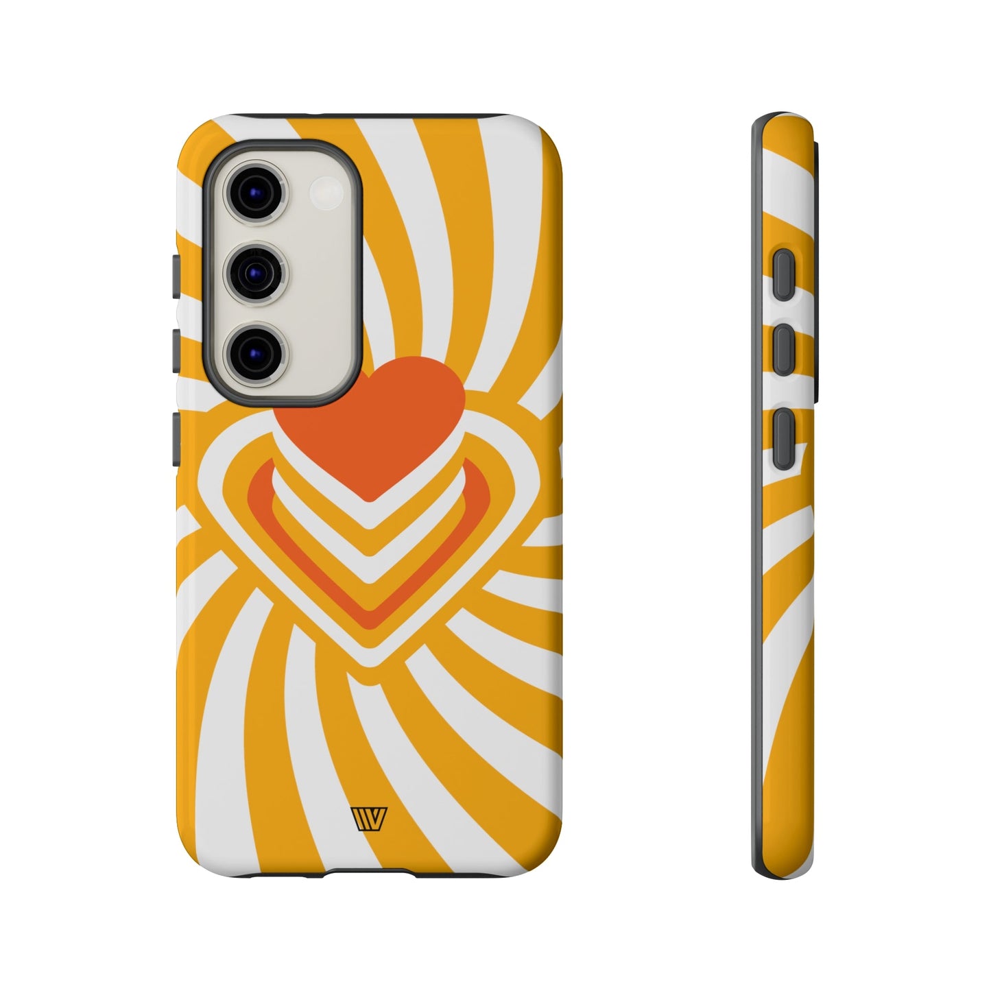 Heart Ray Stack | Tough Phone Case, view 2048 — Soul Flow Apparel