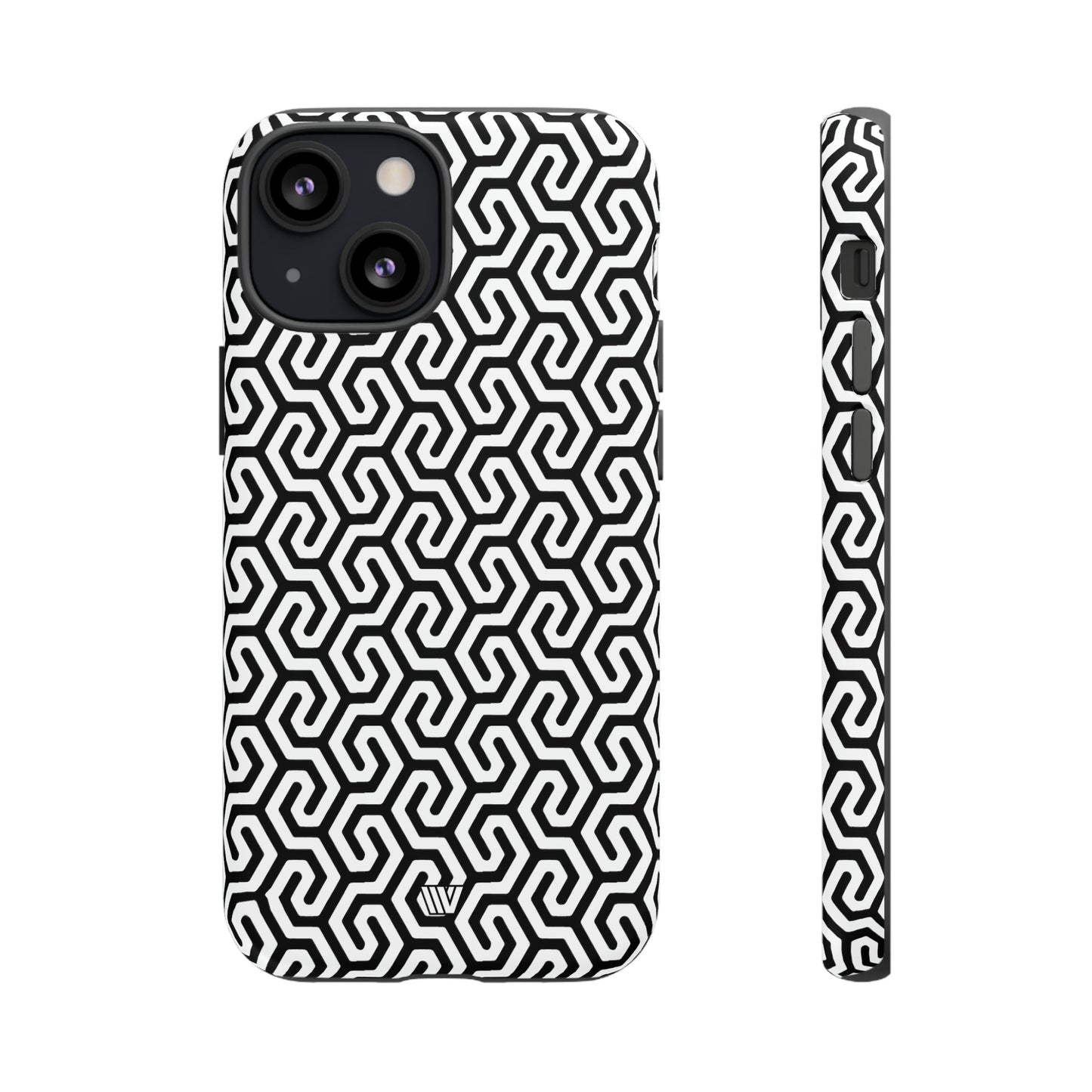Twisted Grid | Tough Phone Case, view 2048 — Soul Flow Apparel