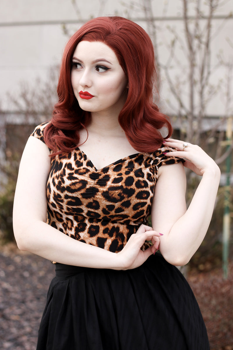 Isabel Top in Leopard — Soul Flow Apparel