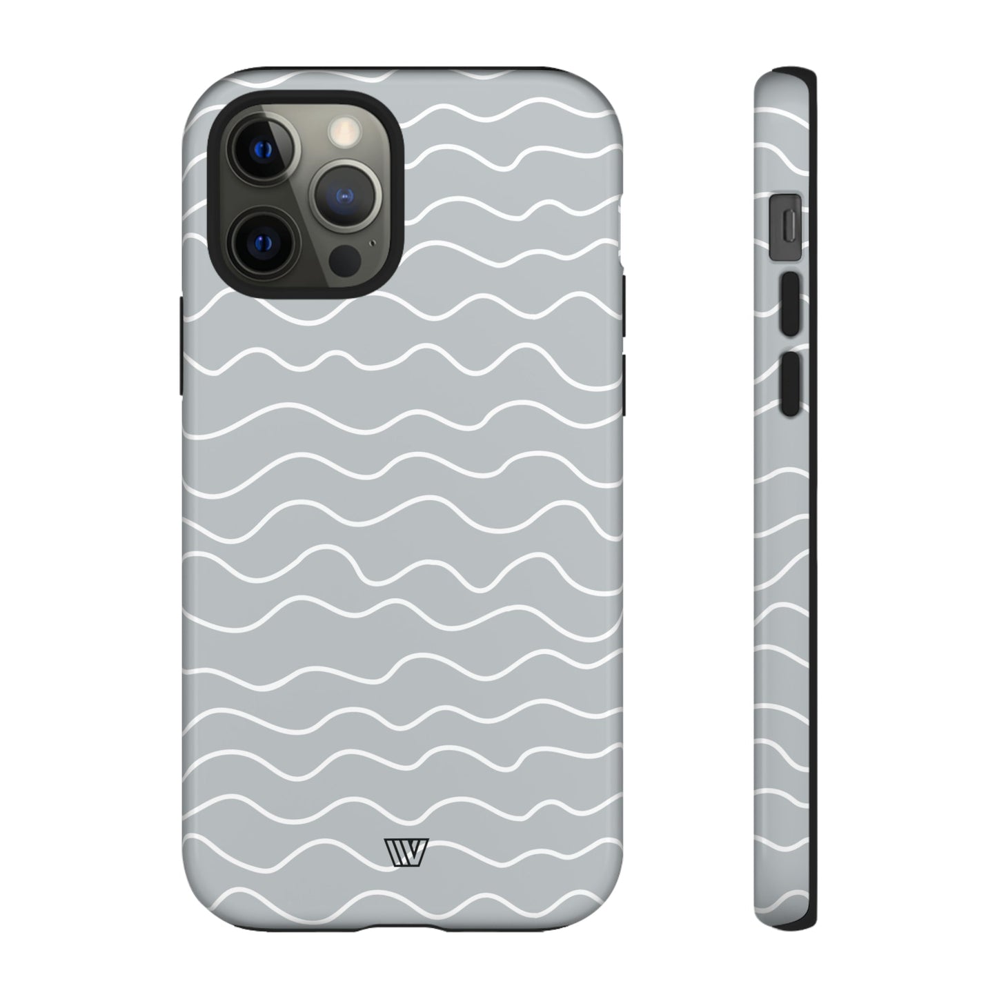 Gray Waves | Tough Phone Case, view 2048 — Soul Flow Apparel