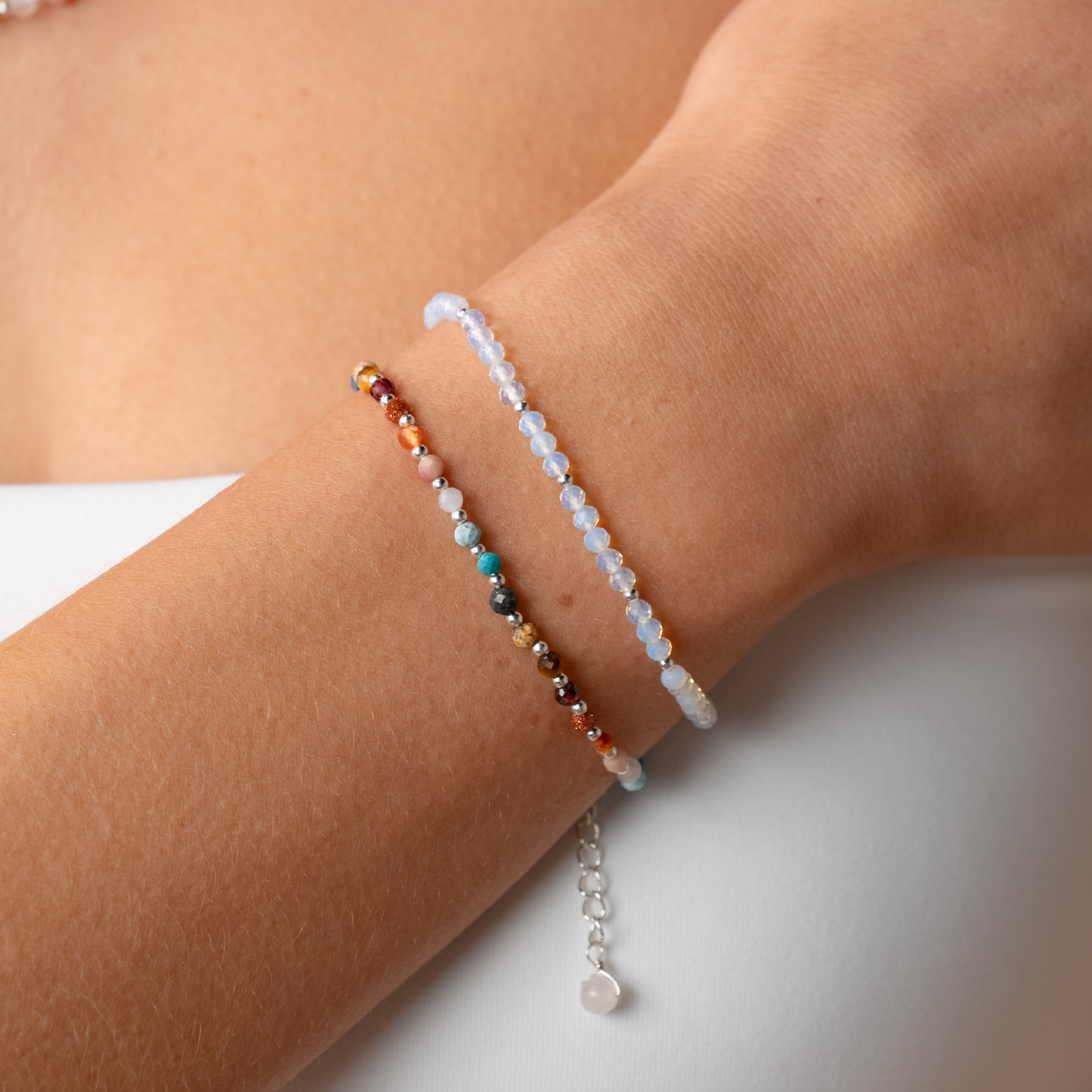Master Healer 3mm Metal Accent Bracelet, view 3 — Soul Flow Apparel