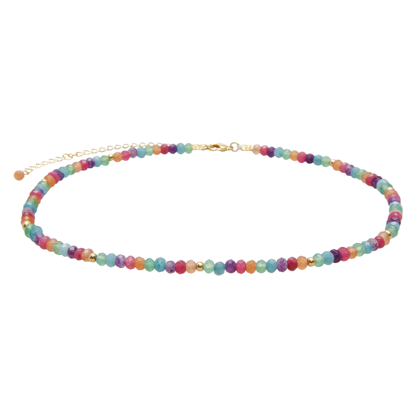 Lucky Charm 3mm Healing Necklace, view 1 — Soul Flow Apparel